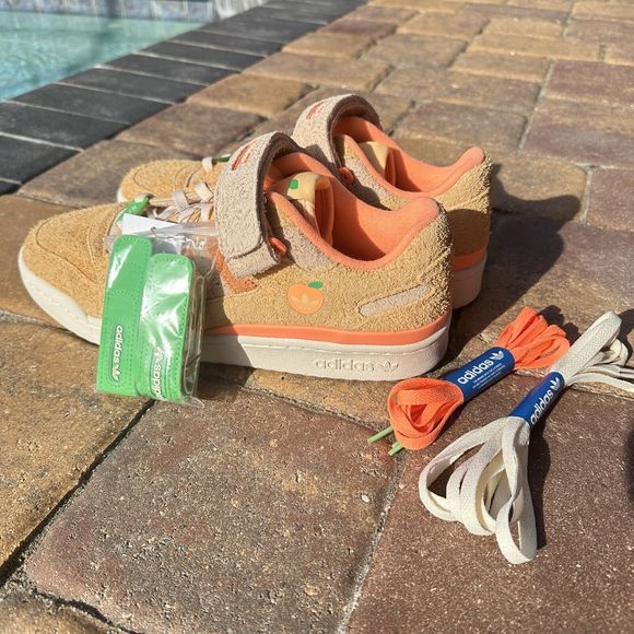Adidas Originals Forum Low x Snipes Low Peach Tree Men’s Shoes IF7989 - Picture 3 of 13